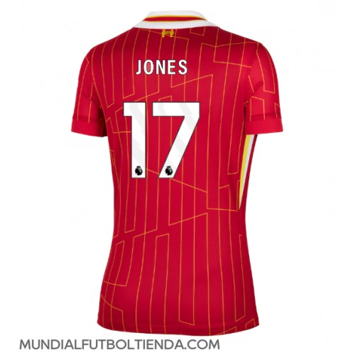 Camiseta Liverpool Curtis Jones #17 Primera Equipación Replica 2024-25 para mujer mangas cortas